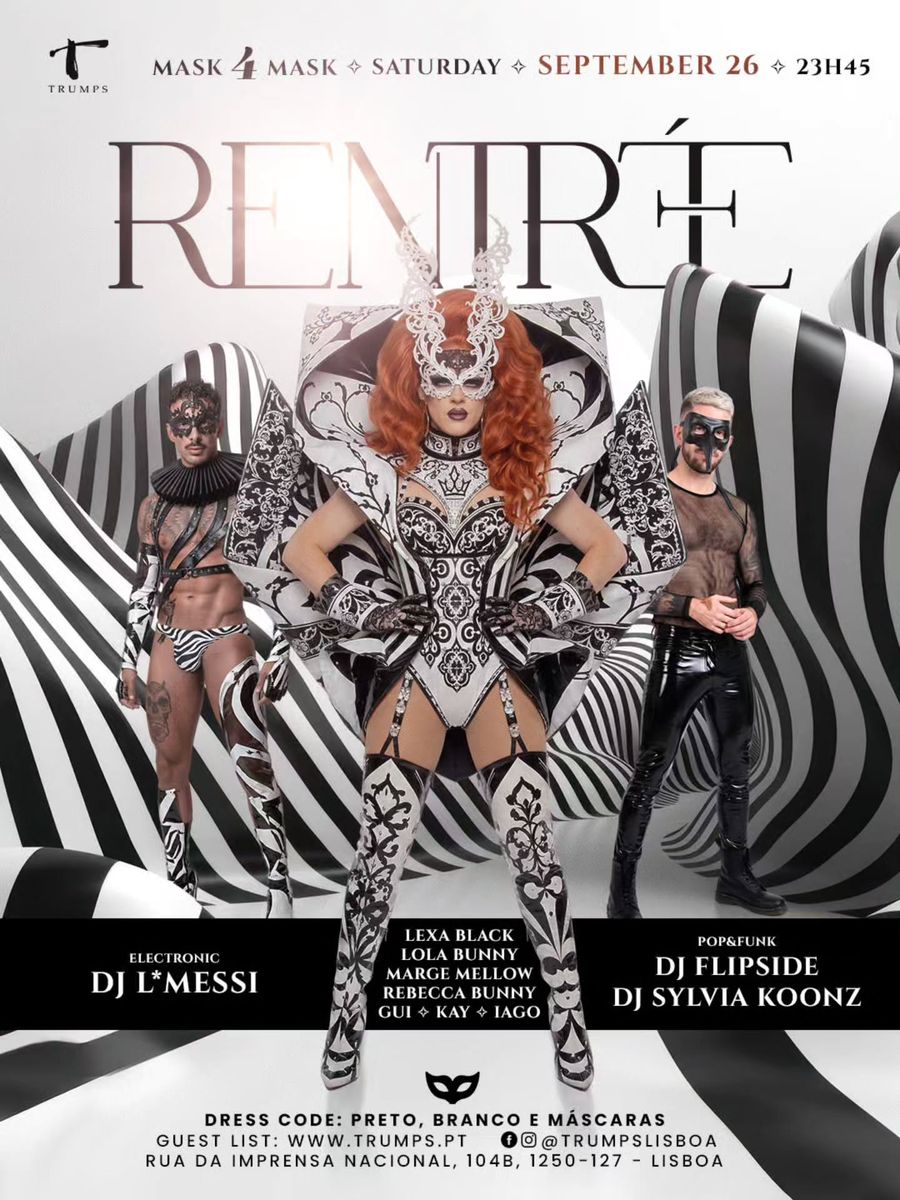 MASK 4 MASK - The Black & White Masquerade Ball