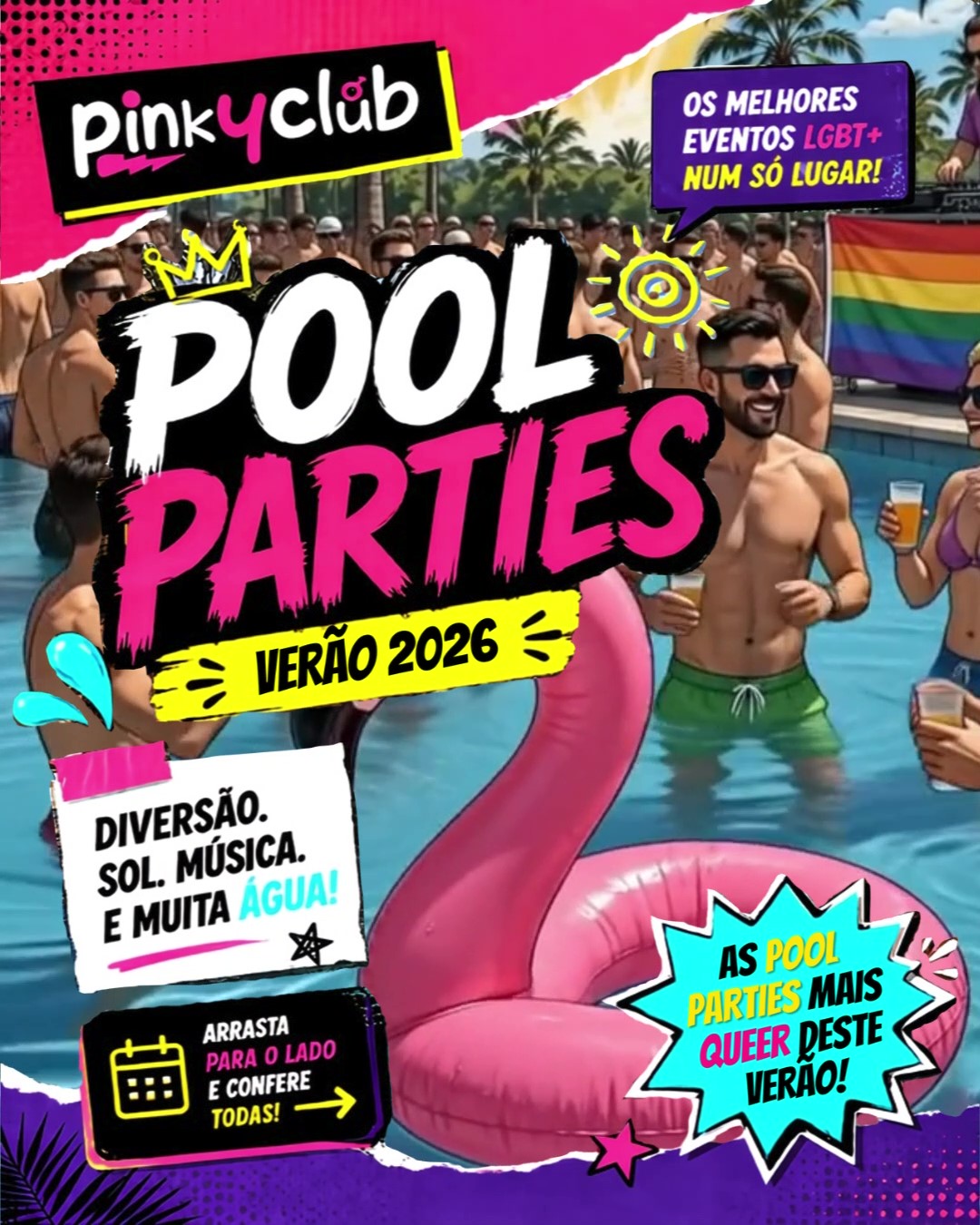 Queer Pool Parties - Verão 2026